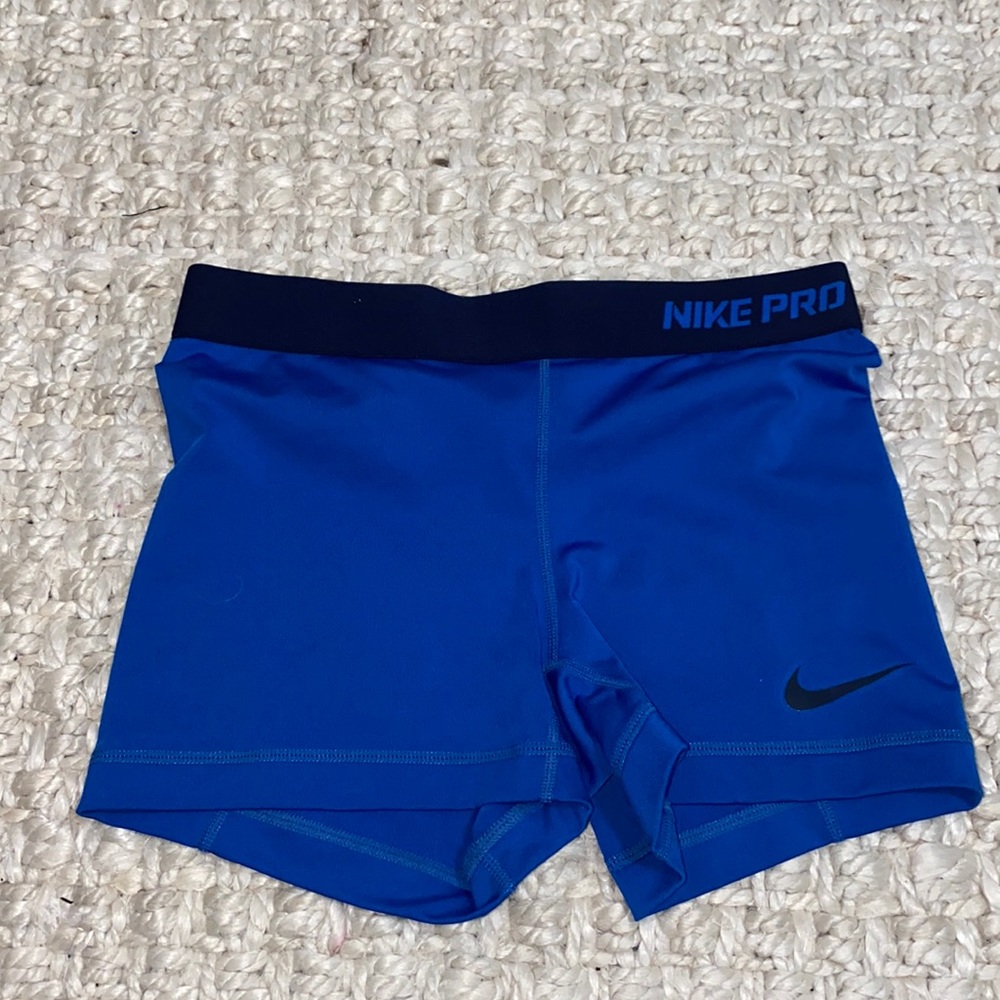 Blue small Nike shorts